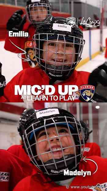 Mic'd up at Panthers Learn to Play ✨