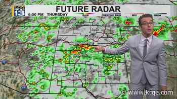 More rainfall, but still hot weather around New Mexico