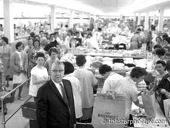 Woolworth store opens on Second Avenue in Saskatoon in 1964