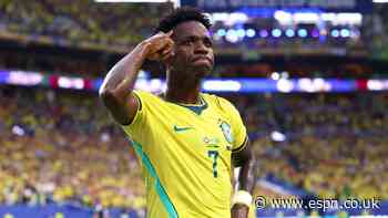 Viní Jr never doubted Brazil form would improve