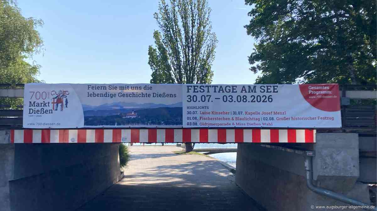 Wer hilft in Dießen mit, das Zelt fürs Jubiläumsfest auf- und abzubauen?