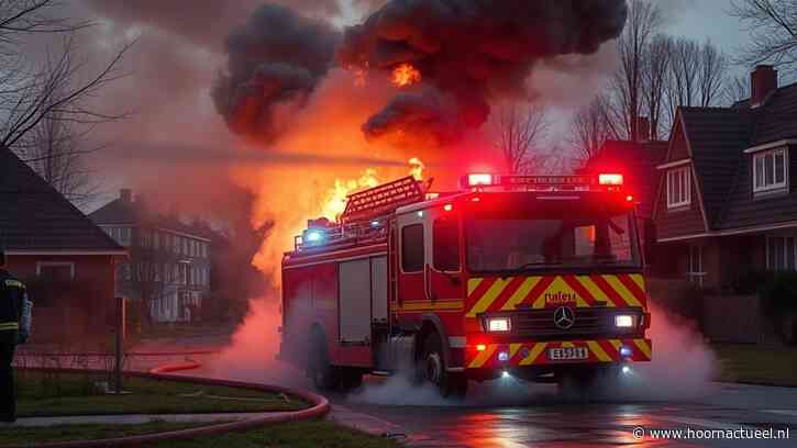 Brand in Hoogkarspel leidt tot stroomuitval