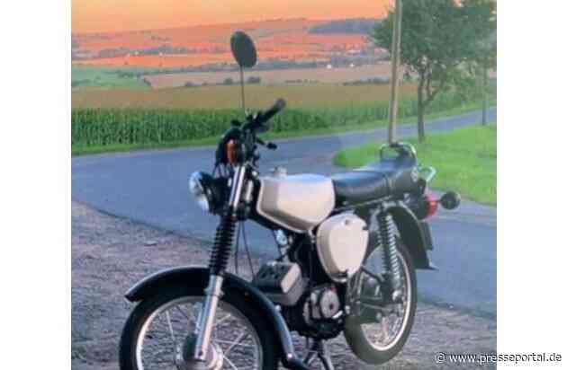 LPI-SLF: Zeugenaufruf - Moped in Pößneck entwendet
