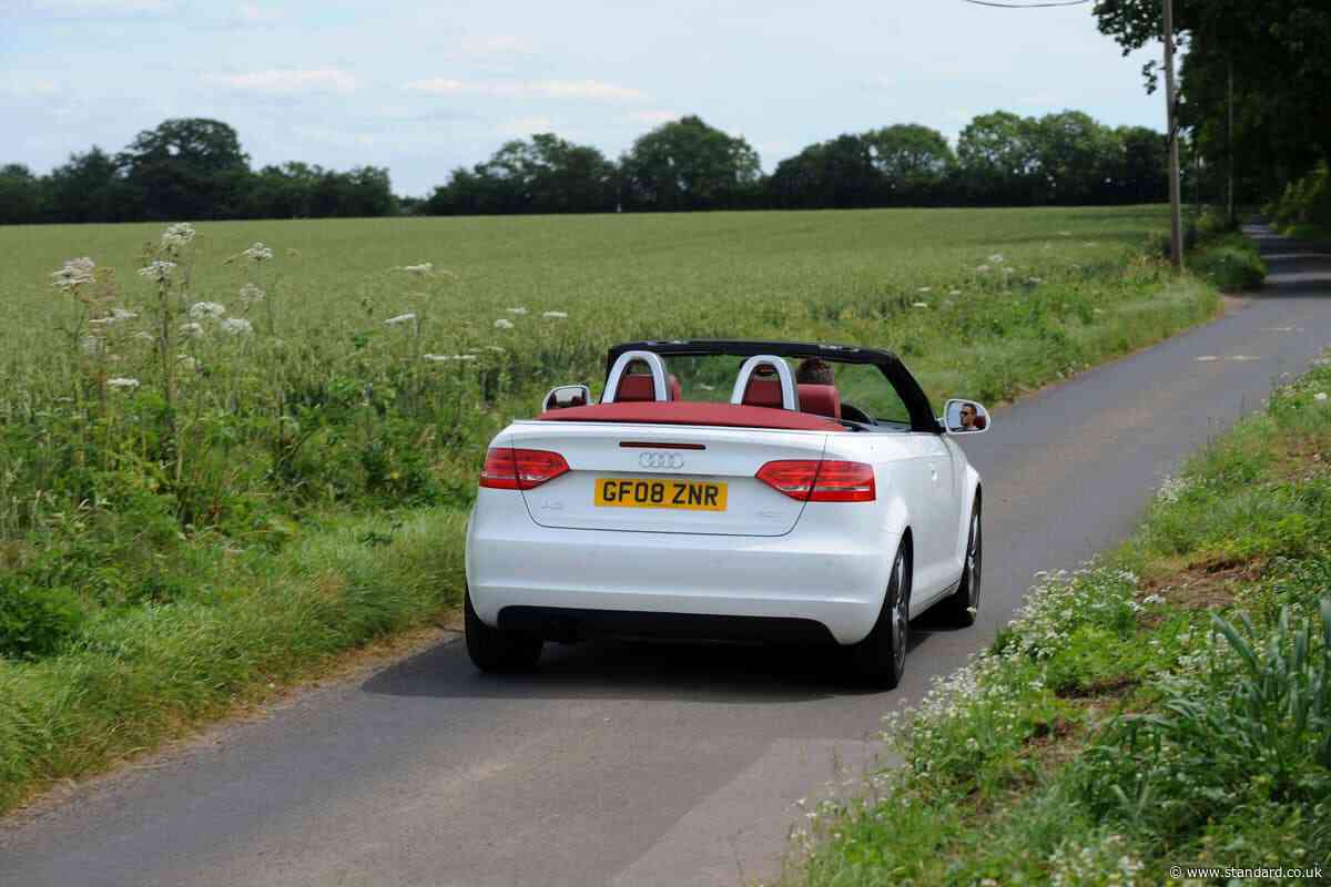 Death of the convertible? Choice of new models sinks to lowest level in decades