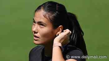 Emma Raducanu is injury doubt for Wimbledon after failing to turn up to practice - and being seen wearing a protective boot