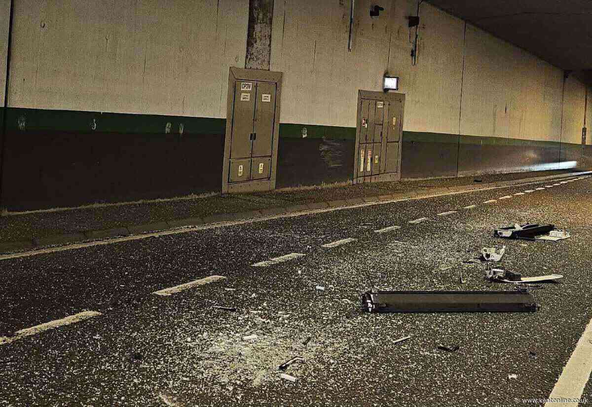 Tunnel reopened after serious lorry crash