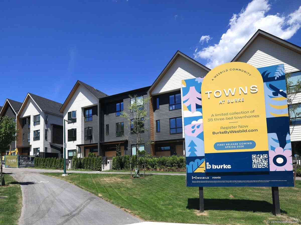 New Coquitlam townhouse project taps into shift away from small condos