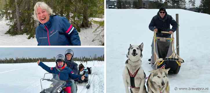 Sandra Hijgemann en Hans de Zwart: Sneeuwscooters, husky’s en Zweedse gezelligheid