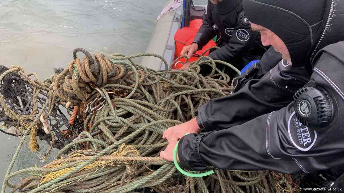 Middlesbrough divers receive cutting edge device to locate deadly 'ghost' fishing equipment