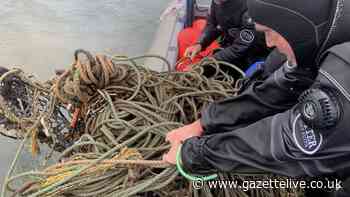 Middlesbrough divers receive cutting edge device to locate deadly 'ghost' fishing equipment
