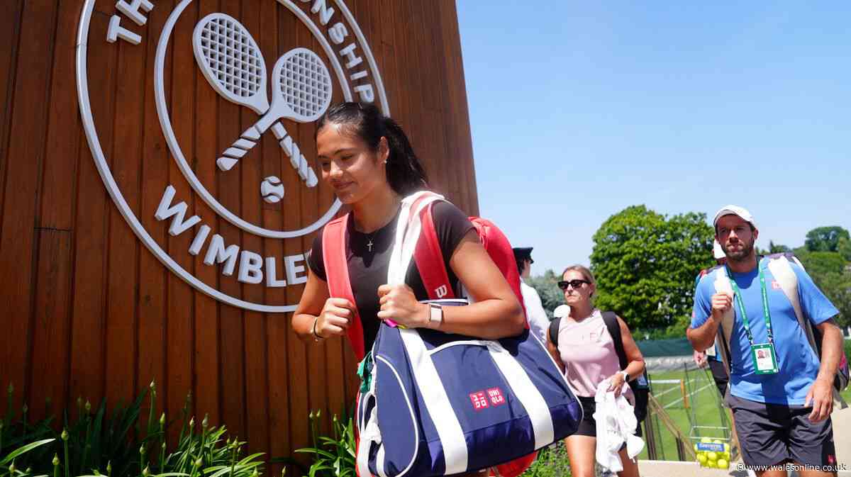 Absent Emma Raducanu nowhere to be seen as she sparks Wimbledon concern