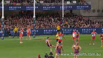 ‘Doesn’t need to be blown’: Lions to seek ‘clarity’ as AFL greats hit out at ‘horrendous’ call