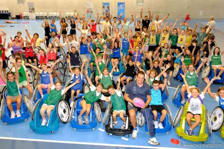 « Certains enfants sont vraiment en fauteuil, mais, du coup, on ne le voit pas… » : grâce au sport, 150 écoliers d’Antibes et Biot cassent la barrière du handicap
