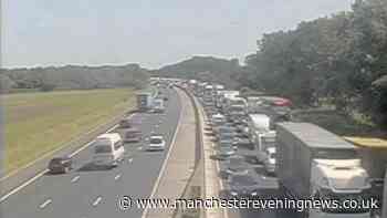 M6 RECAP as all traffic held on carriageway after 'multi-vehicle collision'