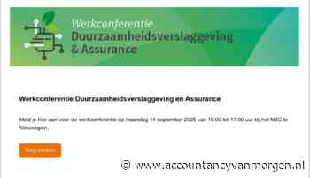 RJ en NBA organiseren werkconferentie Duurzaamheidsverslaggeving & Assurance