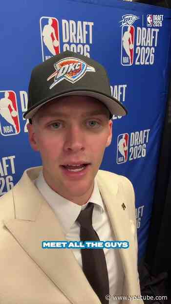 Bennett Stirtz checking in from the Draft 👋