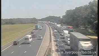 M6, M56 and M53 incidents cause delays in motorway chaos - live updates