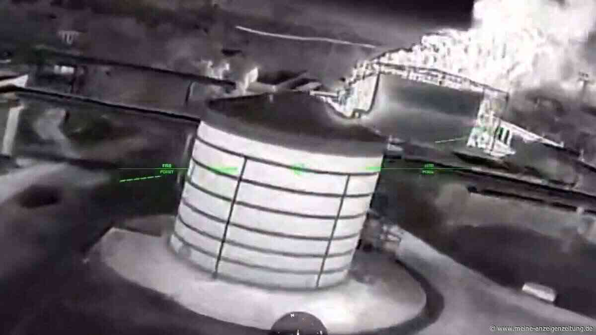 Krim-Drohnenangriff: Video dokumentiert verheerende Explosionen