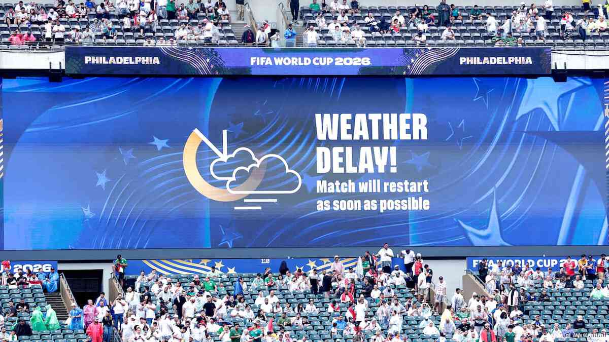 Grote kans dat WK-duel Oranje vertraging oploopt door noodweer