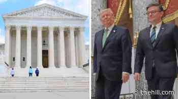 Live updates: Supreme Court hands Trump immigration wins; Johnson plots budget path