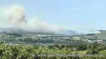 Moorland fire LIVE as blaze seen for miles and smoke smelled across Greater Manchester