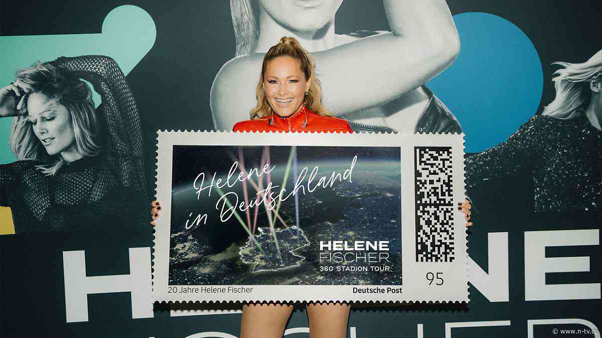 Deutsche Post würdigt Sängerin: Helene Fischer bekommt zum Jubiläum eigene Briefmarken