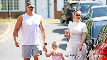 Molly-Mae Hague and Tommy Fury head out in his and hers £250k Mercedes G-Wagons as they take Bambi, 3, to ballet class