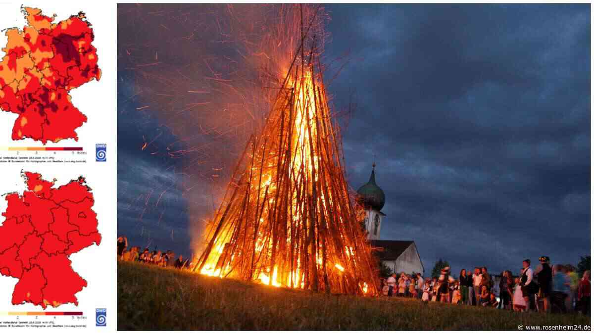 Feuer-Verbot wegen Trockenheit: Fallen die Petersfeuer am Wochenende aus?
