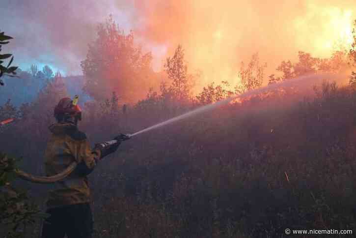 Deux départs de feu en quelques minutes dans l’arrière pays de Grasse ce jeudi après-midi