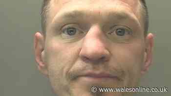 Man walks around with axe outside Cardiff police station