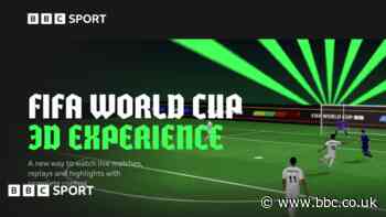 What is BBC's 3D Live Match Experience and how does it work?
