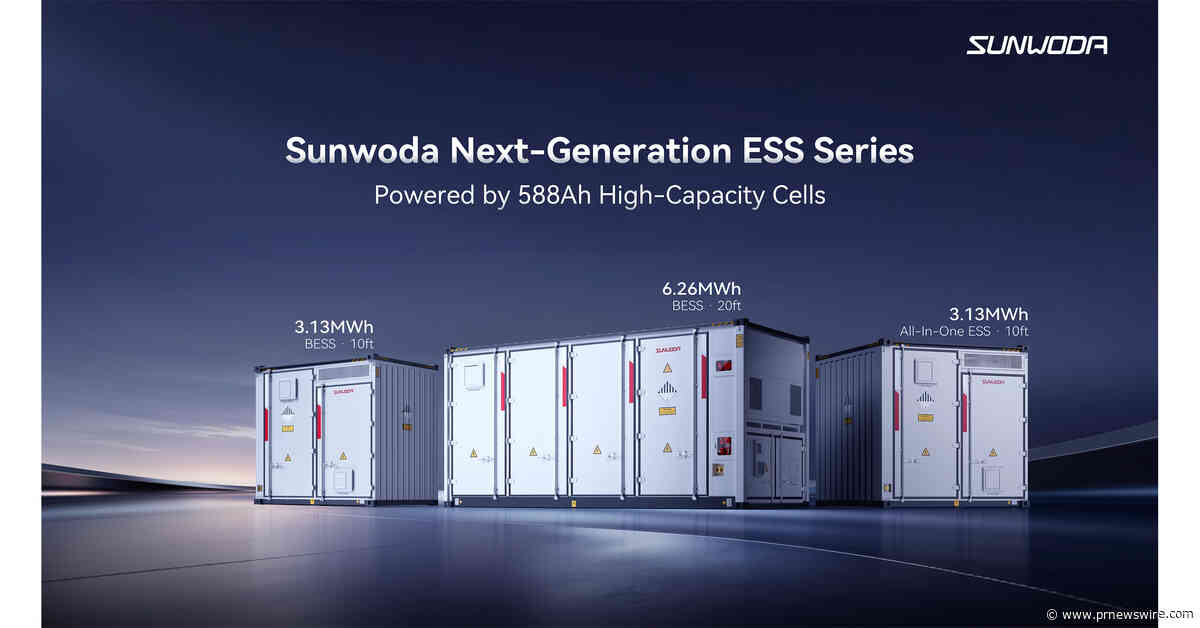 Sunwoda Launches Next-Generation 588Ah-Based ESS Platform at ees Europe 2026 and Announces Safety and EU Compliance Milestones