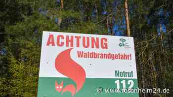 Wegen hoher Waldbrandgefahr: Rosenheim verbietet Daxen- und Brauchtumsfeuer