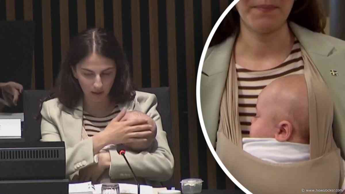 Opmerkelijk: minister neemt baby mee naar EU-vergadering in Luxemburg