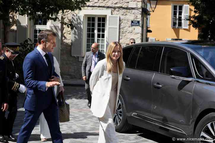 « Il a fait coucou, j’ai filmé son bras regarde c’est sa chemise ! » : entre sécurité maximale et curieux amusés, l’arrivée d’Emmanuel Macron et Giorgia Meloni à Antibes