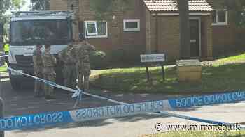 Homes evacuated as bomb squad called after man 'barricades himself' inside property