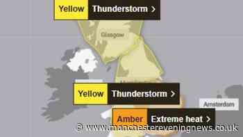 Hour-by-hour weather forecast for all of Greater Manchester amid 10-hour thunderstorm warning