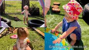 Teesside nursery youngsters make a splash during heatwave as routines adapted