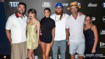 Taylor Swift makes Tight End University appearance...