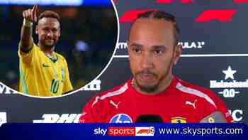 'Like a brother!' | Hamilton praises Neymar after echoing 'powerful message'