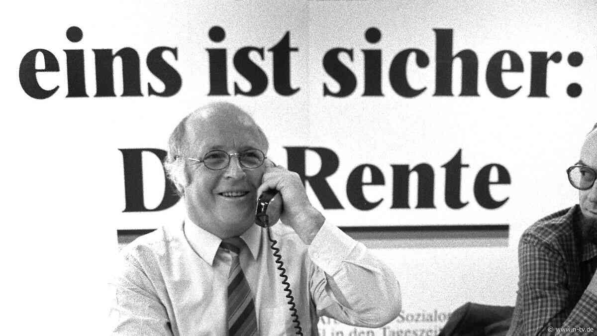 Berlin Tag & Macht: Was von Norbert Blüms Rentenversprechen übrigblieb