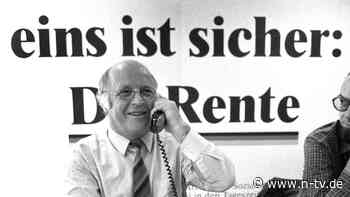 Berlin Tag & Macht: Was von Norbert Blüms Rentenversprechen übrigblieb