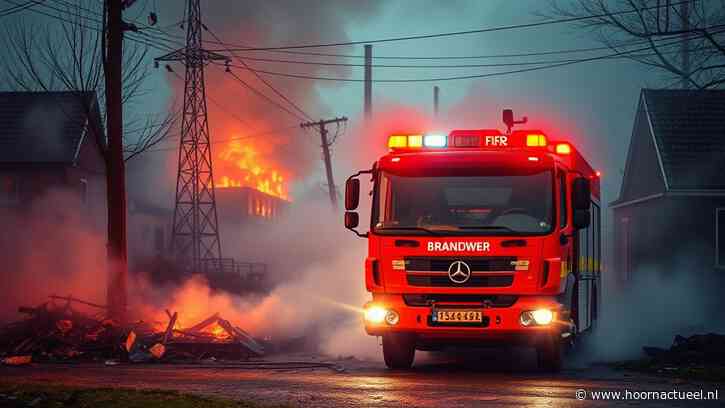 Stroomuitval in Hoogkarspel na brand in transformatorhuisje