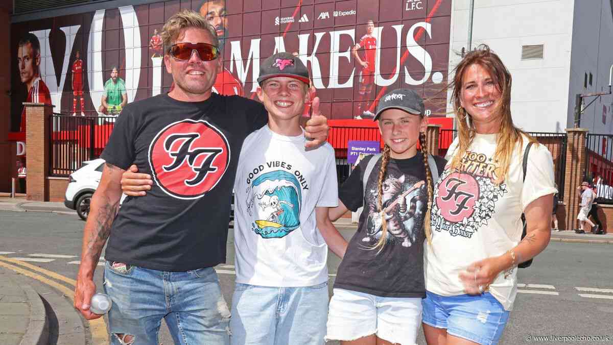 Foo Fighters live from Anfield Stadium as band make their Liverpool debut