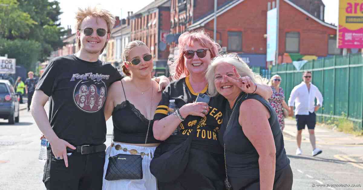 Foo Fighters fans head to Anfield for band's first ever Liverpool gig