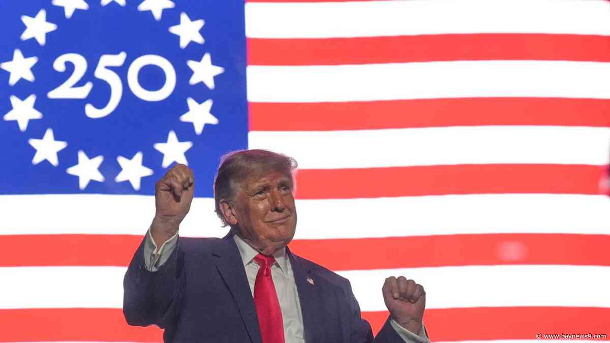 Trump turns America 250 kickoff into a campaign-style rally on the National Mall