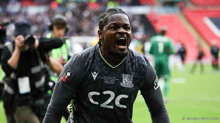 Posh sign keeper Andeng Ndi from Southend