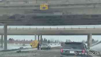 Semi driver fined $11,000 for colliding with Saskatoon overpass