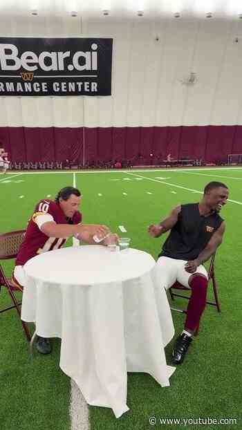 no water was spilled in the making of this video #nfl #commanders #football #shorts #raisehail