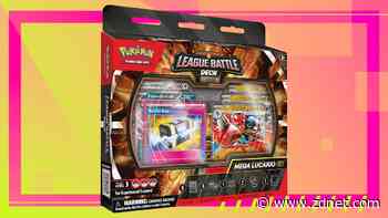 Amazon is selling Pokemon Mega Lucario Battle Decks for $28 off during Prime Day